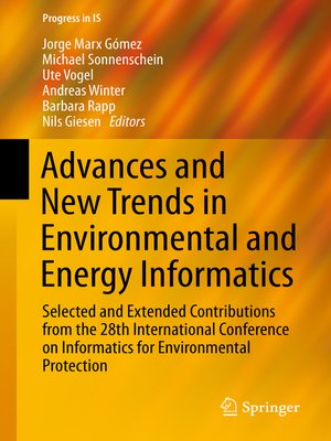 cover image of Advances and New Trends in Environmental and Energy Informatics
